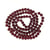 Fil de 95 perles ronde de verre transparent mat givré 8 mm fabrication bijoux ROUGE B