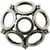 Coupelle métal ronde Ø 24 mm Argenté