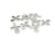 10 Petites breloques fines croix strié 17.5*12mm laiton plaqué argent 925
