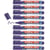 Lot de 10 marqueurs pour tableaux blancs effaçables - EDDING 360 - Violet - Pointe 1,5-3 mm