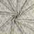 Tissu Lin Viscose imprimé digital Floral Bleu et Vert sur fond Ecru