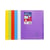 6 cahiers - 24x32(cm) - Grands carreaux - 96 pages - couverture en polypro - sans spirale - Clairefontaine - Koverbook