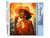 Peinture par Numéro Figured'Art - Femme buvant un verre Art Déco - Kit de Loisir Créatif DIY Numéro d'Art Complet - 40x50cm sans châssis en bois