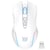 Souris Sans Fil Ergonomique Avec Éclairage RGB Et Longue Autonomie Blanc YONIS