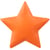 4 Pinces Etoiles Orange