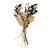 Bouquet de fleurs séchées noires et beiges