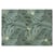 Set de table tropical vert et or