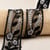 Bobine 10m galon fleurs brodées 45mm Gris Moyen