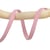 Bobine 50m élastique Rose 5mm