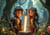 Puzzle 204 pièces - Les Gardiens de l'Épée de Lumière - Bluebird Puzzle
