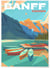 Affiche ville Banff | A3 : 29,7x42cm