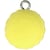 MégaCréa - Macaron pâte polymère Ø 15 mm Citron