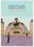 Affiche ville Orléans - Place du Martroi | A3 : 29,7x42cm