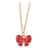 Collier avec pendentif, noeud rouge - Rico Design