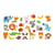 Sticker Adventure Animaux de la jungle 24 u. - Stickers en mousse EVA