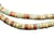 15 Perles rondelles Heishi 4*2mm Jaspe Aqua Terra