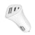 JUST GREEN Double Chargeur voiture USB A+C PD 37W (12+25W) Power Delivery Souple Blanc