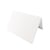Cartes pliées Florence - 50 pages - Blanc - A6 - 300 g/m²