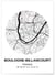 Affiche Carte Boulogne-Billancourt | A3 : 29,7x42cm