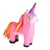 Pinata Licorne Rose crinière Rainbow (35 cm)