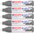 Marqueur peinture EDDING - Anthracite - Pointe biseautée 5-10 mm - Lot de 5