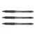 Lot de 3 stylos bille UNI-BALL - Laknock SN100/14 - Noir - Pointe large