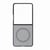 Coque Samsung magnétique avec panneau miroir pour Galaxy Z Flip8 – Gris