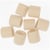 8 Perles cylindriques - bois nature - 17 mm