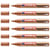 Lot de 6 marqueurs peinture permanente pointe ronde 2-4 mm - EDDING - Cuivre