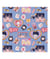 Tissu coton love de 150 cm de largeur INLOVEBLEU vendu par 50 cm