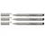 Lot de 3 stylos feutres - FABER-CASTELL - ECCO PIGMENT - Pointe conique 0,2 mm - Noir