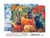 Peinture par Numéro Figured'Art avec Cadre - Trio de lapins - Kit de Loisir Créatif DIY Numéro d'Art Complet - 40x50cm toile tendue sur châssis