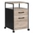 Caisson de bureau 2 tiroirs placard de rangement mobile avec roulettes emplacement