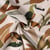 Tissu Toile Canvas Oriana toucans et feuillages sur fond Ecru chiné