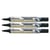 Lot de 3 marqueurs permanents MAXIFLO NLF50 - PENTEL - Pointe conique 2 mm - Noir