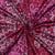 Tissu Micro Satin digital imprimé Fleuris sur fond Violet