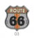 Ecussons Thermocollant Blason Route 66 4 X 4,5 cm - Mediac 03 Gris