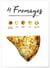 Affiche Pizza 4 Fromages | A3 : 29,7x42cm