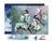 Diamond Painting Broderie Diamant Figured’Art 40x50cm toile tendue sur châssis en bois - diamants carrés - Petits Oiseaux et Fleurs Blanches