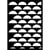 Artemio - Pochoir A3 Scandisweet Demi Cercles