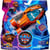 La super pat patrouille le film : zuma et hovercraft son et lumiere - figurine chien - vehicule de luxe - paw patrol the mighty movie