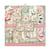 Pochette de 10 feuilles recto verso House of roses Stamperia