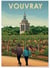 Affiche ville Vouvray | A3 : 29,7x42cm
