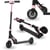 Trottinette Enfant Pliable amortisseurs, Pliable, 2 Roues avec Amortisseurs, Guidon Réglable