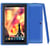 Tablette Tactile Android 6.0 7 Pouces Quad Core 40Go Dual Cam Flash Bleue YONIS