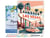 Peinture par Numéro Figured'Art avec Cadre Affiche Vintage Las Vegas - Activité Manuelle Kit de Loisir Créatif DIY Numéro d'Art Complet - 40x50cm toile tendue sur châssis