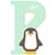 Lettre P - Pingouin - Sevi
