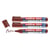 Lot de 3 marqueurs pour tableaux blancs EDDING 360 marron 1,5-3 mm