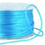 Cordon queue de rat 2mm turquoise au mètre