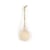 Graine Créative - Boule ronde en bois à suspendre Noël 6 cm